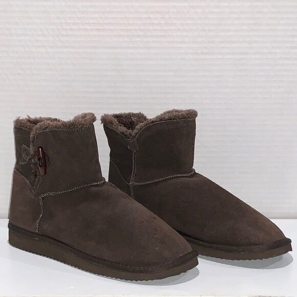 Steve Madden Igloo Faux Fur Leather Boot 10 - Picture 1 of 5